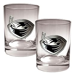 Atlanta Thrashers NHL 2pc Rocks Glass Set - Primary Logo by Great American Products