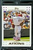 2007 Topps Opening Day #147 Garrett Atkins Colorado Rockies - Mint Condition - Shipped in Protective Display Case !