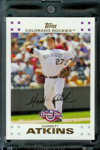 2007 Topps Opening Day #147 Garrett Atkins Colorado Rockies - Mint Condition - Shipped in Protective Display Case !