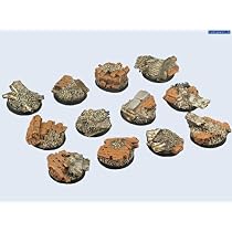 Battle Bases: Old Factory Bases, Round 25mm (5)