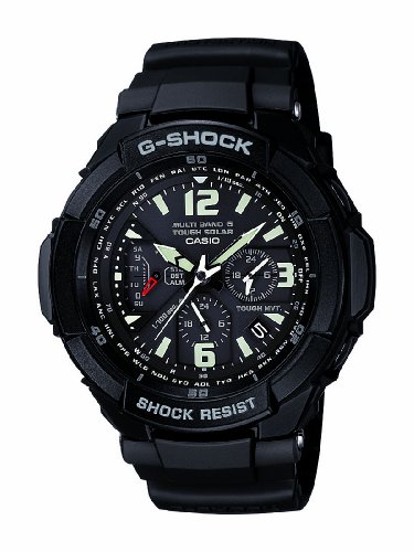 Casio Men's GW3000BB-1A G-Shock Aviation Black Resin Multi-Function Watch