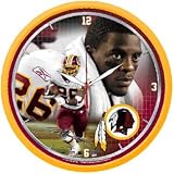 NFL Clinton Portis Redskins Logo Wall Clock **