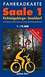 Saale1 : 75.000 Fahrradkarten-Set: Mit den Karten: "Saale 1: Fichtelgebirge - Saalburg", "Saale 2: Saaldorf - Rudolstadt", Saale 3: Rudolstadt - ... - Barby". Mit Hinweisen f�r Wasserwanderer - 
