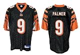 Carson Palmer Cincinnati Bengals Youth Black NFL Equipment Replica Football Jersey By Reebok (S=8)