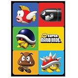 Super Mario Bros. Sticker Sheets (4) Party Supplies