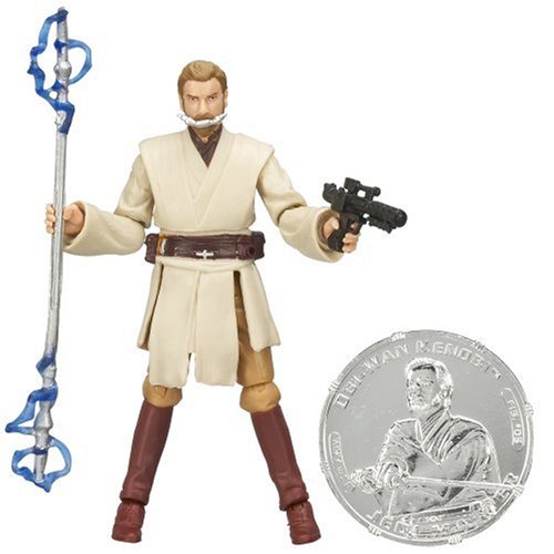 51GV51%2B1bHL STAR WARS 3.75 BSC FIG OBI WAN W/GRIVIOUS BLASTER