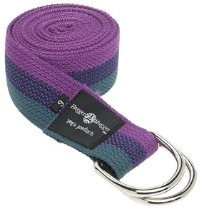 Hugger Mugger D-Ring Yoga Strap 6-Foot (Multi)
