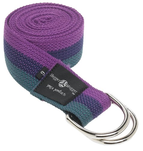 Hugger Mugger D-Ring Yoga Strap 6-Foot (Multi)