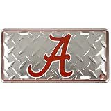 Alabama Crimson Tide Diamond Metal License Plate