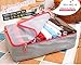 Romantic Gift 2 Days Delivery 5 Pcs Packing Cubes/Storage bags/Travel Duffle Bags (Gray)