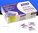 GO-JO INDUSTRIES / GOJ902210BX / Premoistened Sanitizing Hand Wipes, Towelettes Individually Wrapped , 100/box / Sold as 1 BX