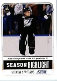2011/12 Score Hockey Card # 8 Steven Stamkos Tampa Bay Lightning In Protective Display Case !