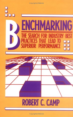 Benchmarking: The Search for Industry Best Practices that Lead to Superior Performance