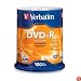 Verbatim 95102 4.7 GB 16X 120 Minute Single-Sided DVD-R, 100-Disc Spindle with Reinforced Packaging to Minimize Breakage