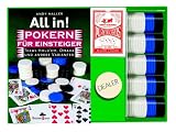 All in! Pokern für Einsteiger. Texas Hold'em, Omaha und andere Varianten. Buch plus Karten, Chips und Dealer Button