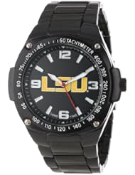 Game Time Unisex COL-WAR-LSU Warrior Louisiana State Analog 3-Hand Watch