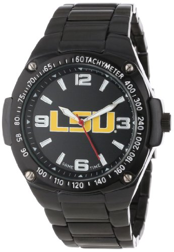 Game Time Unisex COL-WAR-LSU Warrior Louisiana State Analog 3-Hand Watch
