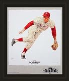 Philadelphia Phillies Framed Jim Bunning Philadelphia Phillies Lithogaph By Michael Mellett MLB Baseball