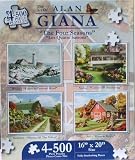 Karmin 500 Piece Jigsaw Puzzle 4 Pack The Seasons Art By Alan Giana 51GVFd28mML. SL160 Karmin 500 Piece Jigsaw Puzzle 4 Pack The Seasons Art By Alan Giana