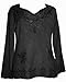 Agan Traders 2025 Spring Long Sleeve Embroidered Blouses - Medieval Bohemian Fall Tops - Vintage Tunic Women's Blouses Kurta