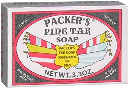 PACKER'S Pine Tar Soap 3.30 oz (Pack of 3)