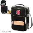 North Carolina State Wolfpack Duet Insulated Wine and Cheese Tote - Black w/Digital Print