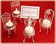 Wedding Victorian Chair Tealight Place Card Holder: Wedding Victorian Place card holder