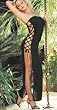 SLINKY DRESS, LACE-UP SIDES