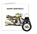 Official Koolart Yamaha XJR1300 XJR (Yellow ) Fun Motorcycle Birthday Card & Keyring Gift Set (BP Graphics Motorbike Greetings Cards)