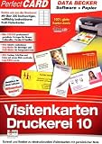 Eigenschaften Data Becker  / Visitenkarten-Druckerei 10 mit Papier