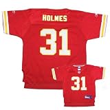 Reebok NFL Equipment Kansas City Chiefs #31 Priest Holmes Red Preschool Replica Football Jersey