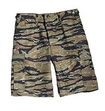 Tiger Stripe Camouflage Army Cargo BDU Shorts