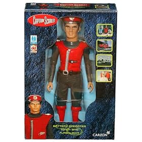 Captain Scarlet Battery Operated Torch and Flashlight