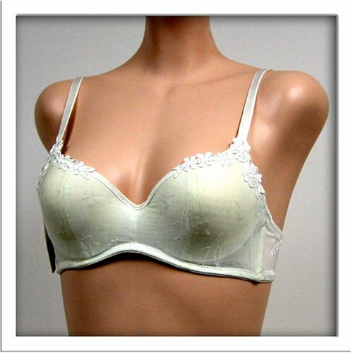 Art-Beau NEW MINT LACE TRIM Bra Bras #2731 sz 38AA 38 AA
