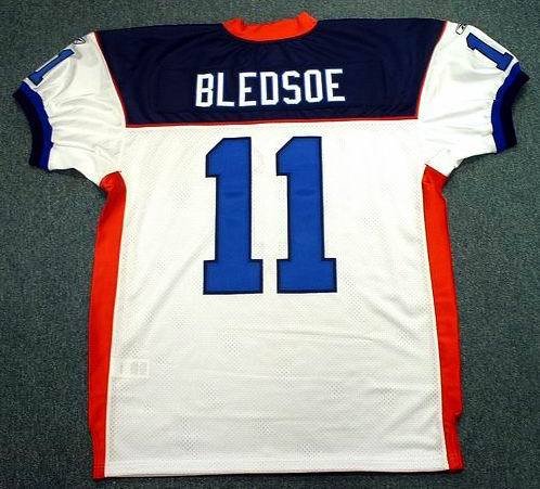 DREW BLEDSOE Buffalo Bills 2002 Reebok AUTHENTIC Away NFL Football Jersey, 52/XL