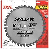 SKIL 75140 10-Inch 40 Tooth ATB General Purpose Saw Blade with 5/8-Inch Arbor