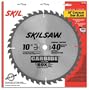 Skil 75140 10-Inch 40 Tooth ATB General Purpose Saw Blade with 5/8-Inch Arbor