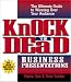 Books : Knock 'Em Dead Business Presentations (Knock 'em Dead)
