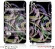 iPod Touch 4G Skin - Neon Swoosh on Black by WraptorSkinz