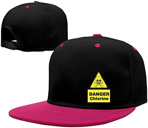 HIPOP Lalizas Imo Signs Danger Chlorine Contrast Color Baseball Caps With Pink