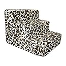 Best Pet Supplies 3-Step COVER ONLY for Foam Stairs/Steps - Animal Print