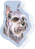Schnauzer Sticky Notes Notebook