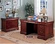 Louis Phillipe Deep Rich Cherry Desk By Coaster Furniture