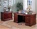 Louis Phillipe Deep Rich Cherry Desk By Coaster Furniture