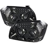 Spyder Auto PRO-YD-DMAG05-CCFL-SM Dodge Magnum Smoke CCFL LED Projector Headlight with Replaceable LEDs