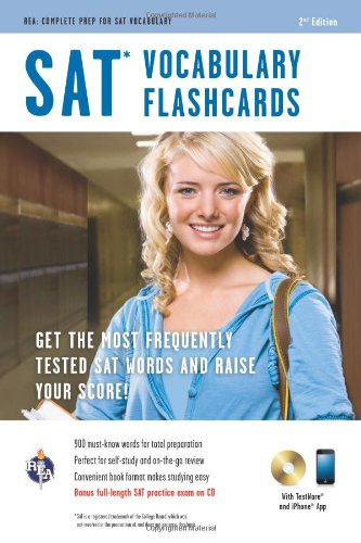 SAT Vocabulary Flashcard Book Premium Edition (SAT PSAT ACT (College Admission) Prep)