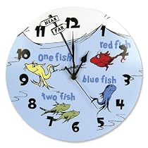 Trend Lab Dr Seuss One Fish Two Fish, Red Fish Blue Fish Clock
From Trend Lab
