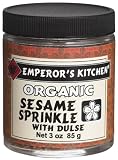 Emperor's Kitchen Organic Sesame Sprinkle with Dulse (Dried Sea Vegetable), 3-Ounce Jars (Pack of 4)