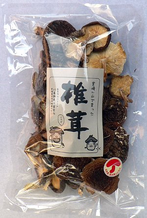 宮崎県産乾椎茸未選別 100g