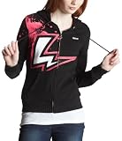 LRG Junior's Notice Me Full Zip Hoodie,Black,Small